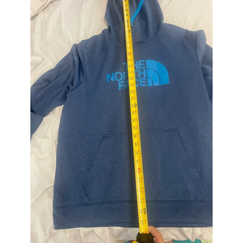 THE NORTH FACE blue cotton blend Hoodie Sweatshirt Men's L